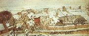 Camille Pissarro Winter oil painting on canvas